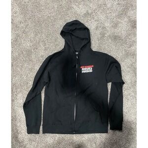 Jeff Dunham Perfectly Unbalanced Tour Zip Up Hoodie Black Mens Large Puppet